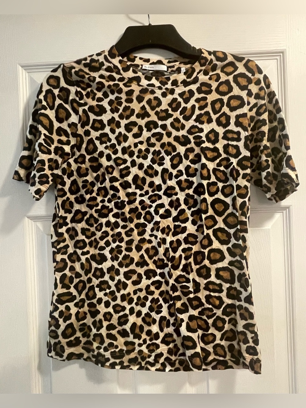 Baldwin Leopard Print Tee - Brown & Black Animal Print